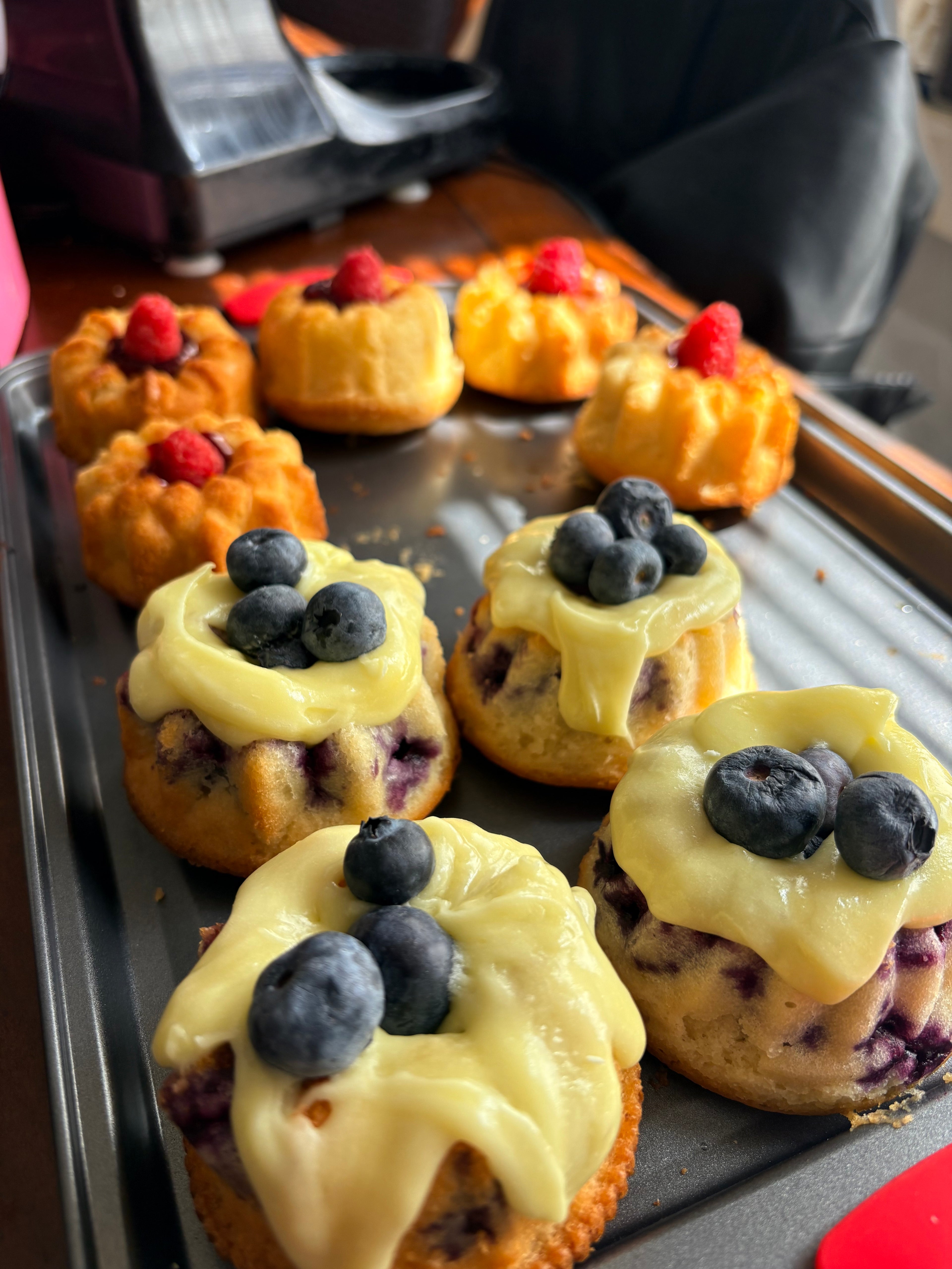 Mini Lemon Blueberry Pound Cake